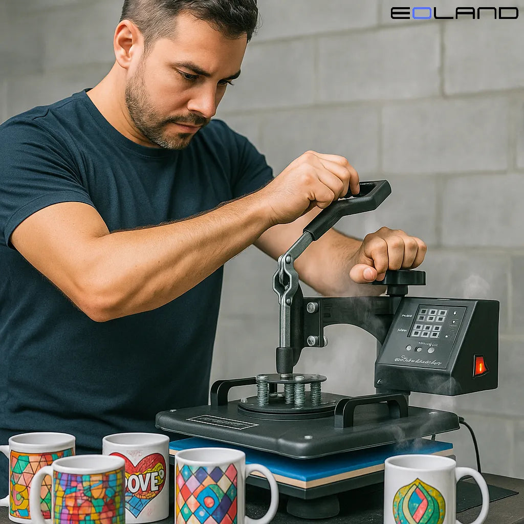 Sublimadora Estampadora 8 En 1 Maquina Para Estampar En Tela