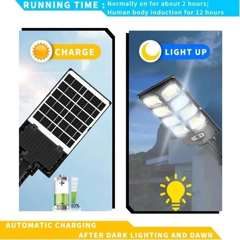 X5 Focos Led Con Sensor Exterior Focos Solares Potente Led 200w