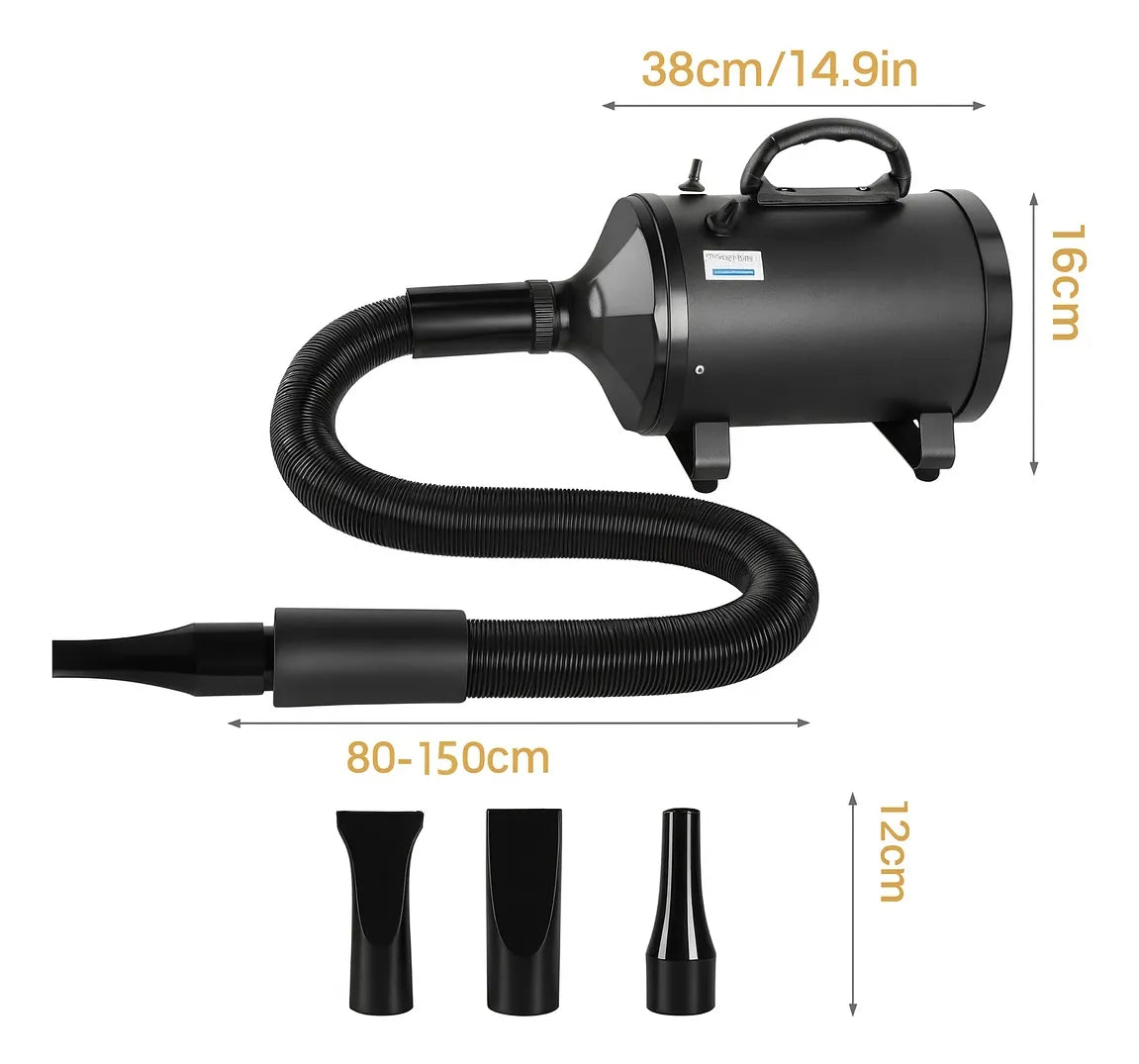 Secador Para Pelos Mascotas Peluquería De Perros Gato 2800w