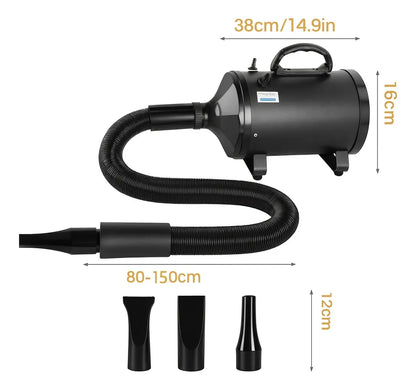 Secador Para Pelos Mascotas Peluquería De Perros Gato 2800w