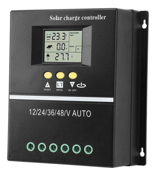 Regulador De Carga Solar Controlador Mppt 100a 12/24/36/48v