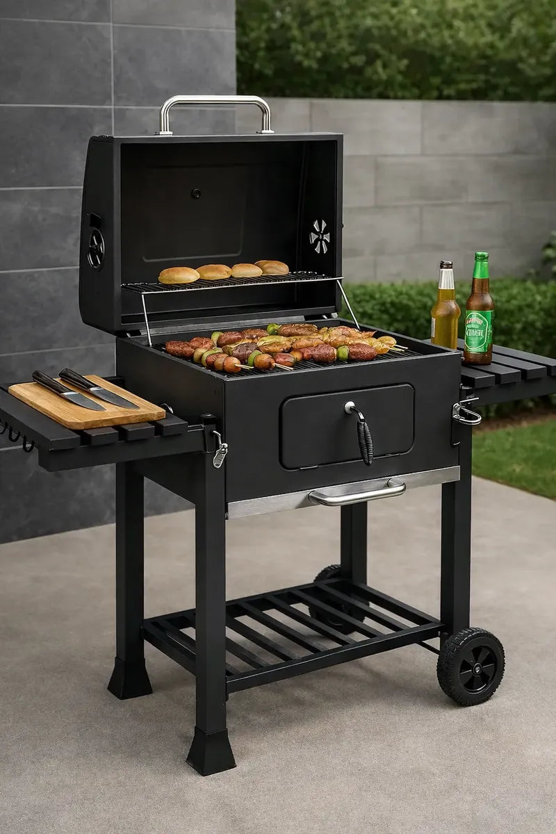 Asador Parrilla Portatil Carbon Parrillera Grill Aireador