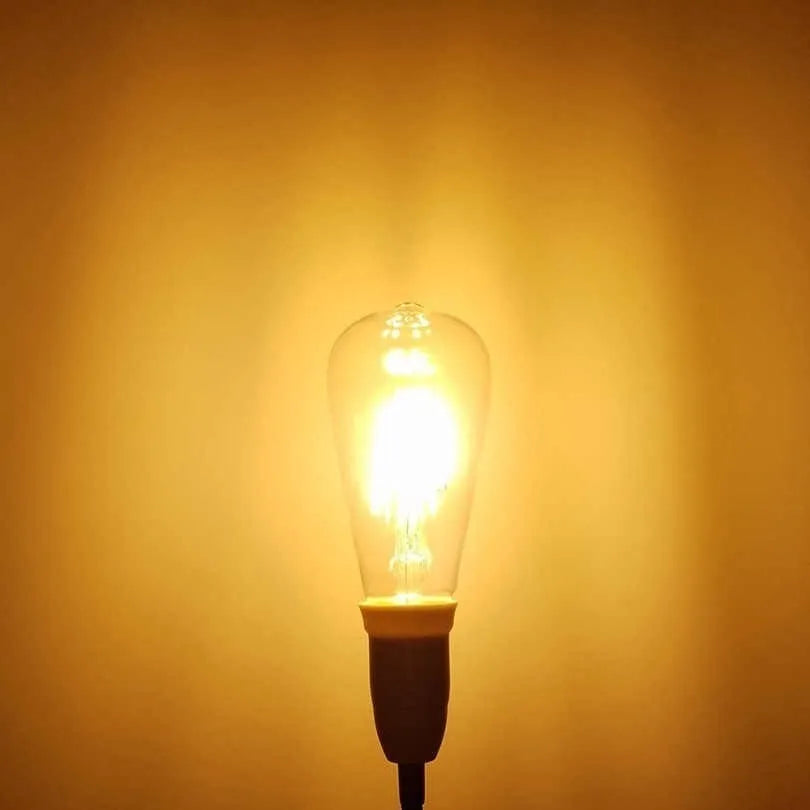 X10 Ampolleta Vintage Led Soquete E27 Luces Vintage Calida