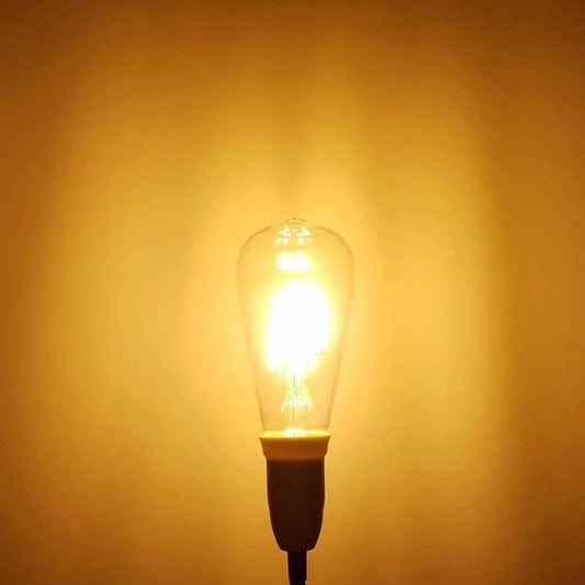 X10 Ampolleta Vintage Led Soquete E27 Luces Vintage Calida