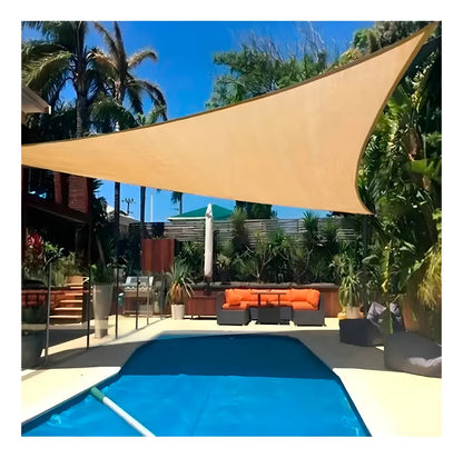 Pack X3 Vela Sombra 5mx5m Toldos Malla Sombra Triangular