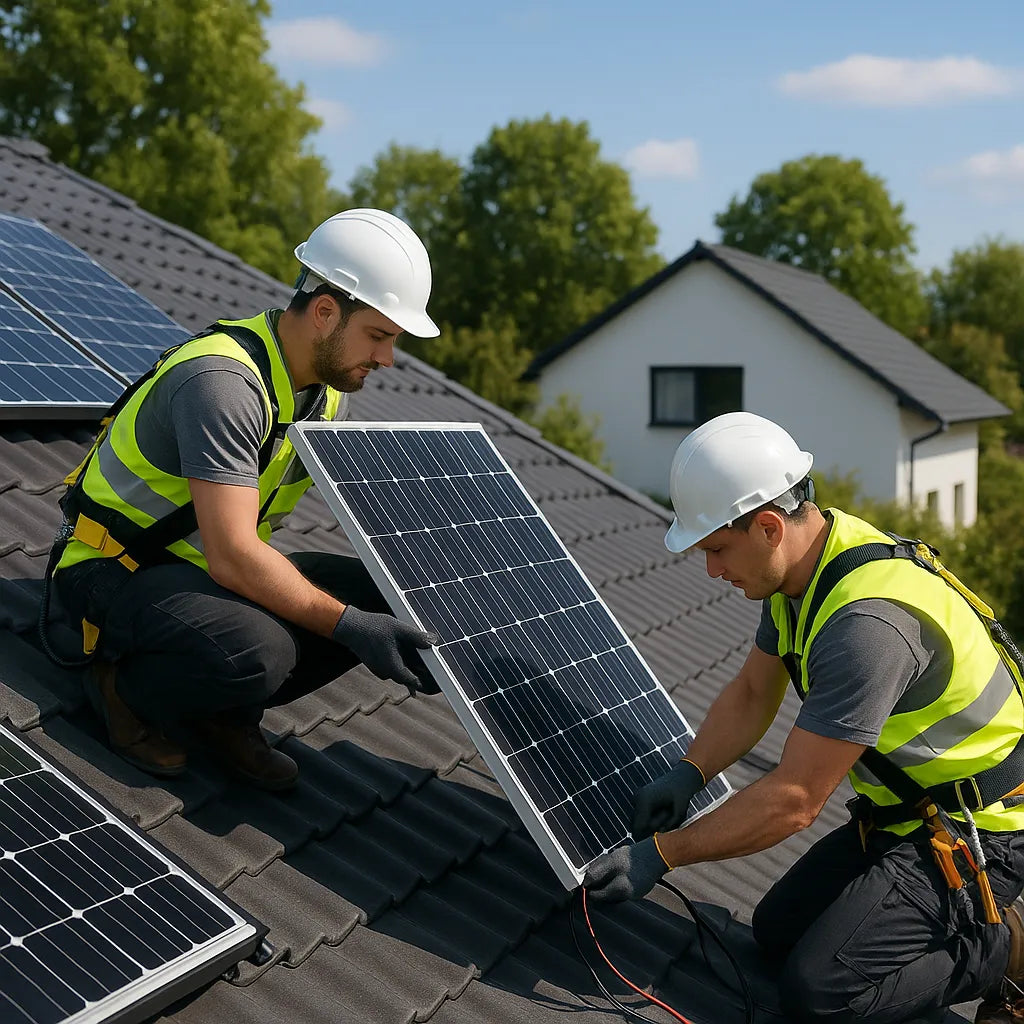Pack 2 Panel Solar Casa Monocristalino Fotovoltaico 100w 12v