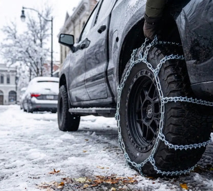 Set X2 Cadenas Rompe Hielo Autos Camionetas Nieve Serie 18