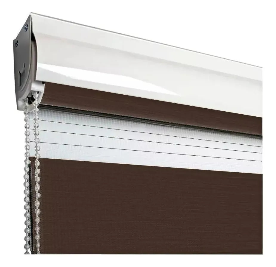 Cortina Roller Blackout Persianas Roller 180x200 Beige Liso