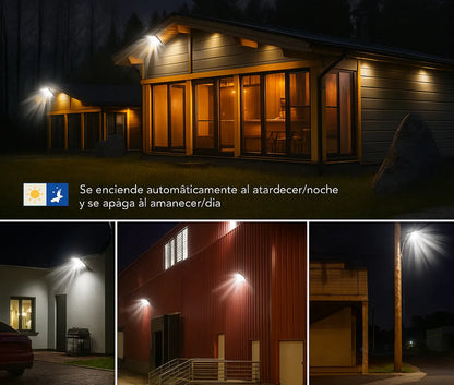 Foco Led Con Sensor Focos Solares Potente Led Exterior 400w