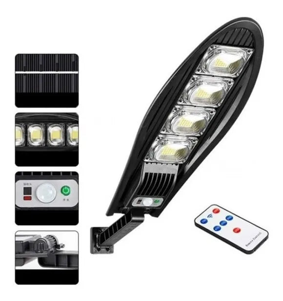 Pack X2 Foco Exterior Iluminacion Solar Foco Led Solar 180w