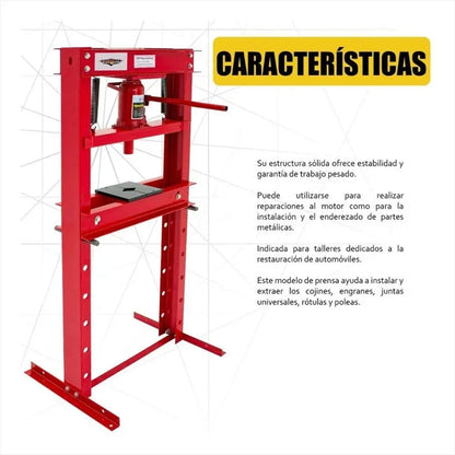 Prensa Hidraulica Herramientas Industrial Gato 20 Toneladas