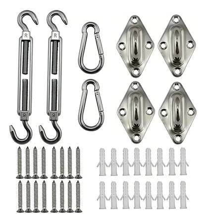 Kit De Instalacion Vela Sombra Vela Anclaje Toldos Gancho