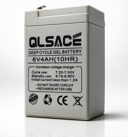 Batería 6v 4ah Gel Recargable Herramientas Ciclo Profundo
