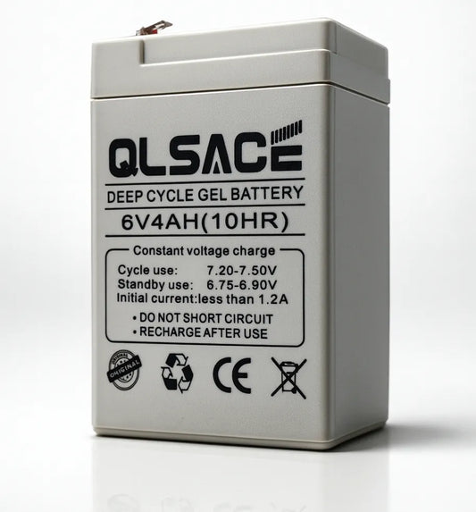 Batería 6v 4ah Gel Recargable Herramientas Ciclo Profundo