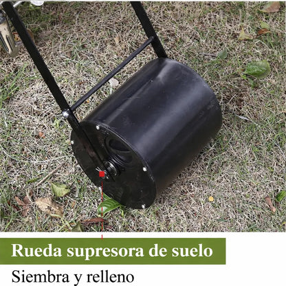 Sembradora Grano Manual Rotativa Abonadora Jardin Agricola