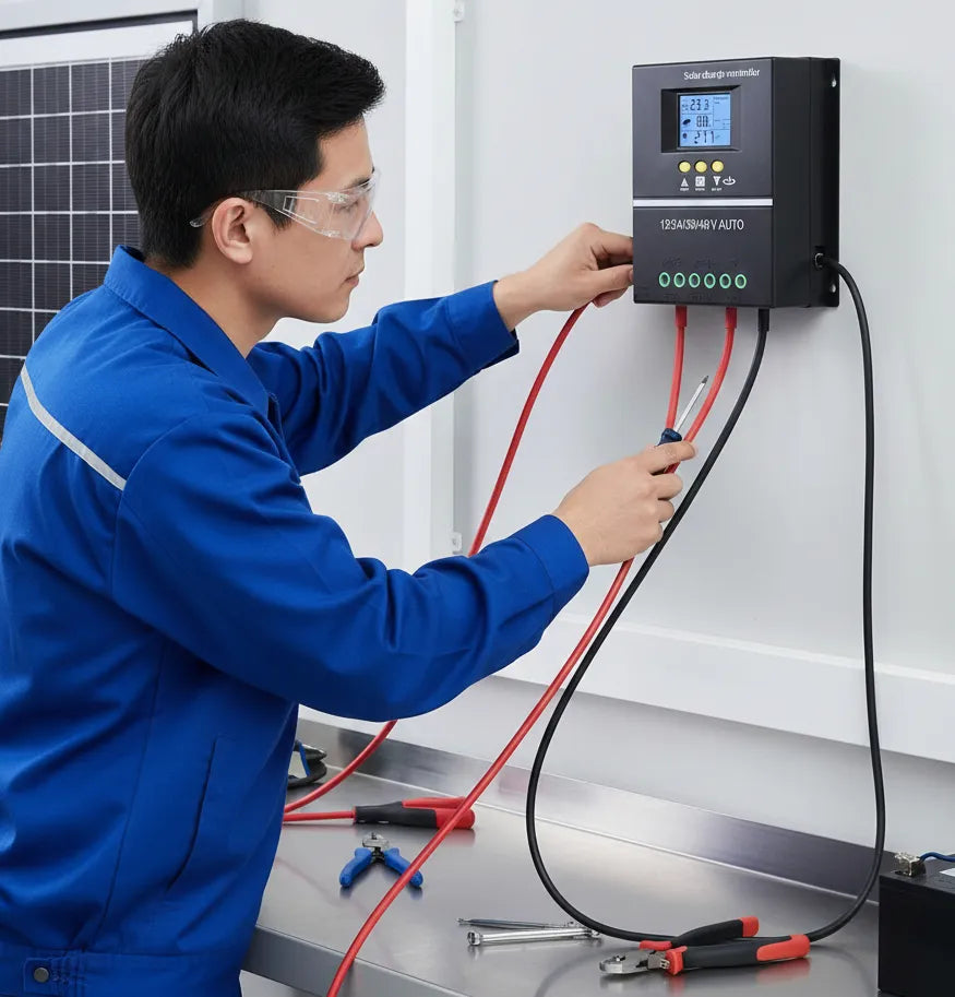 Regulador De Carga Solar Controlador Mppt 100a 12/24/36/48v