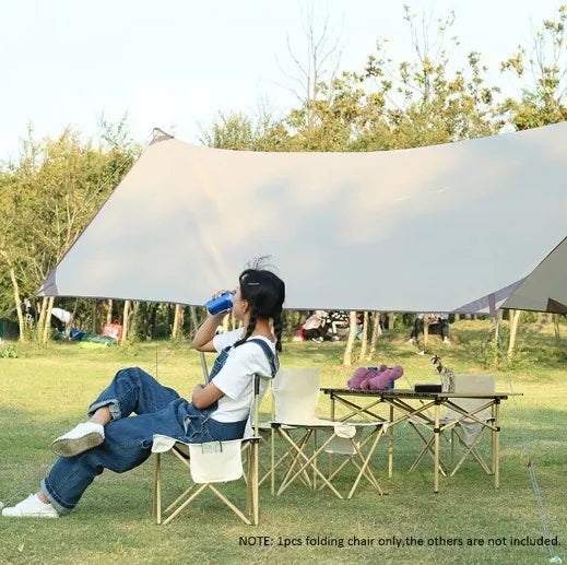 X4 Sillas Plegables Camping Silla De Pesca + Mesa Plegable