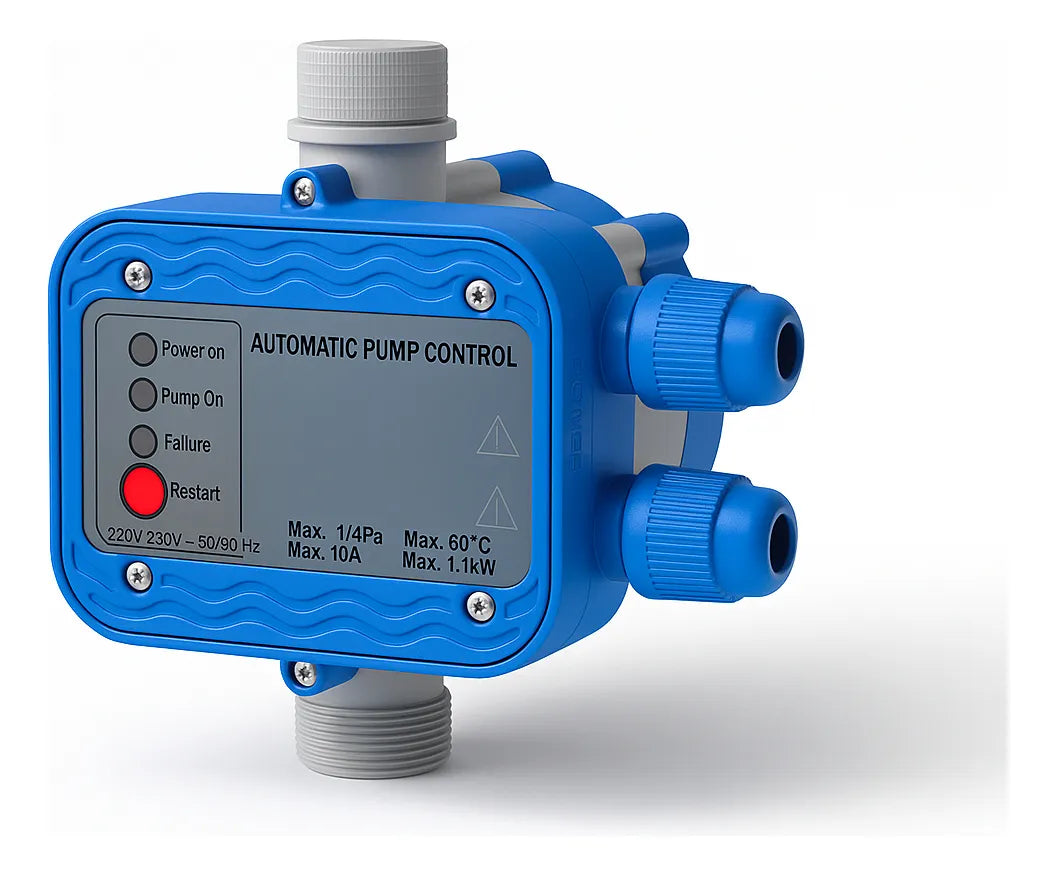 Bomba Centrifuga 1 Hp 220v + Controlador Presión Electrico