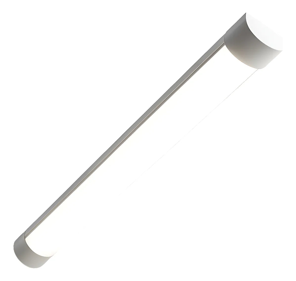 X3 Tubos Led 120cm Canaleta Led Luz Canoa Plana Tubo Led 36w