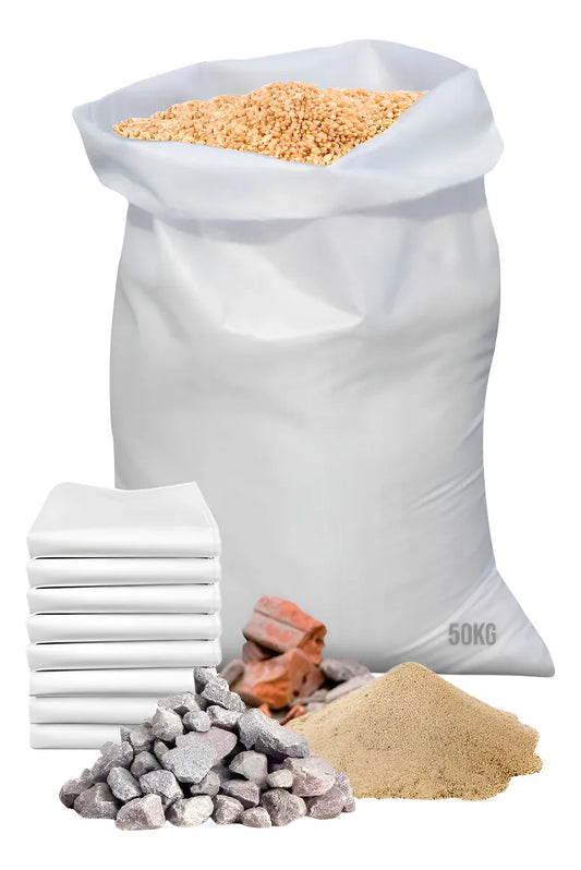 4 X Saco Multiuso Para Escombros 50kilos Sacaria De Raffia
