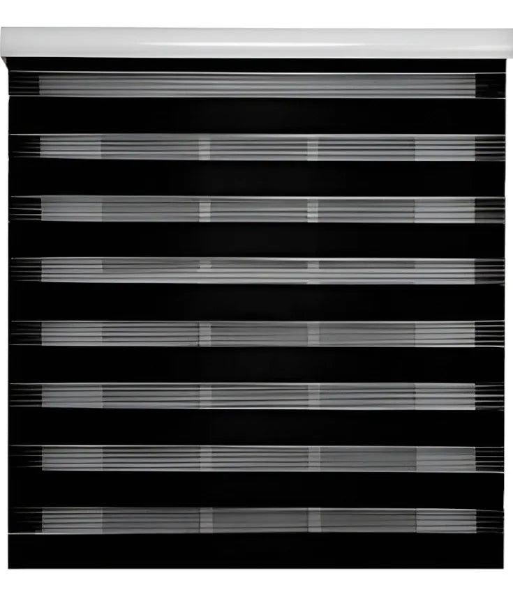 Cortinas Roller Blackout Cortina Dia Y Noche 100x200 Negro