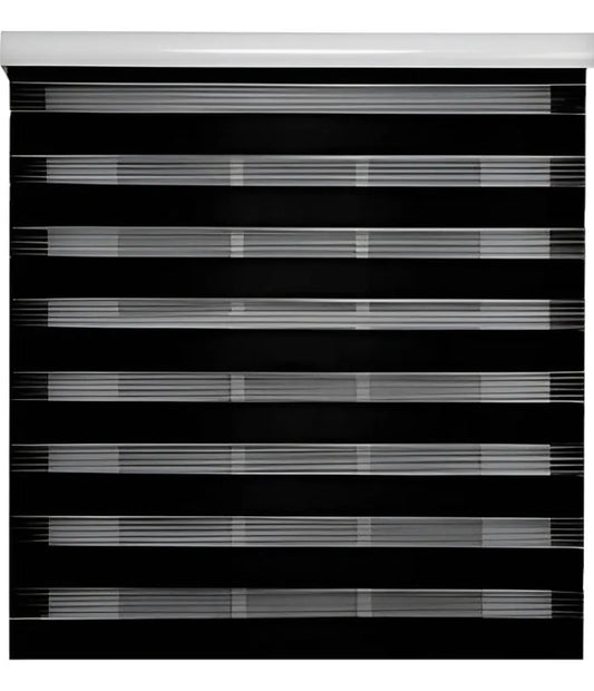Cortinas Roller Blackout Cortina Dia Y Noche 100x200 Negro