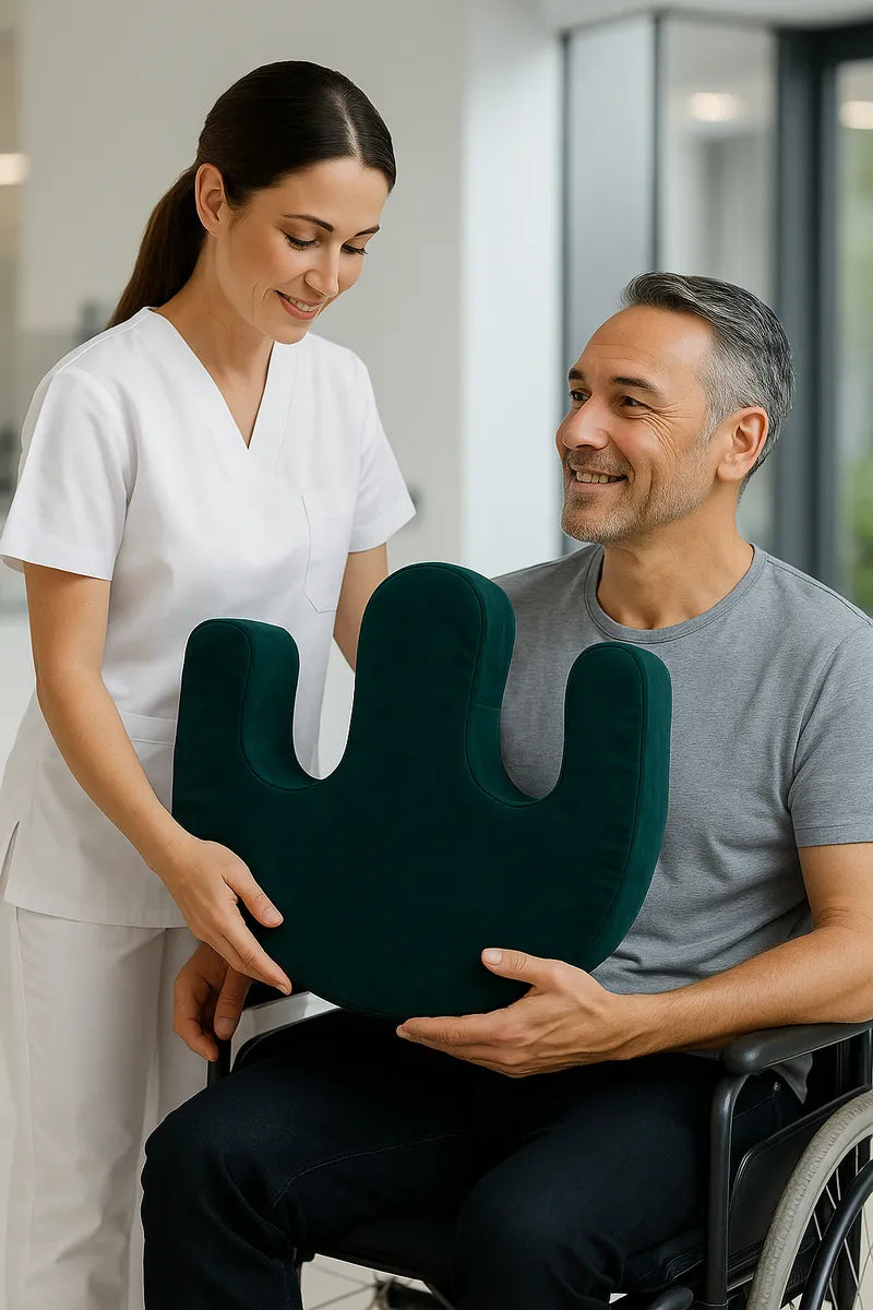 Cojin Ortopedico U Para Girar Pacientes Mover Adulto Mayor
