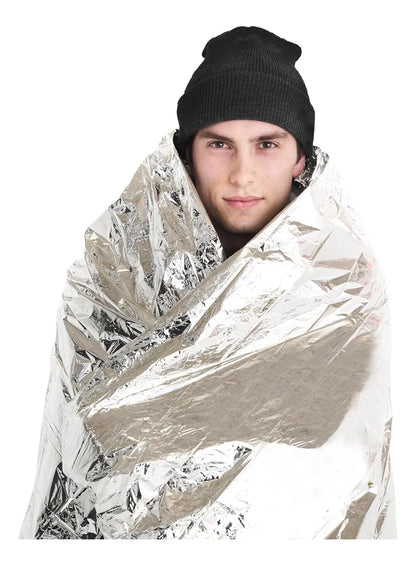 X5 Manta Termica Aluminio Eoland Emergencia Camping Supervivencia 210x130cm Manta Isotermica Calienta Cuerpo Camping Impermiable Aluminizada Trekking Outdoor Carpa
