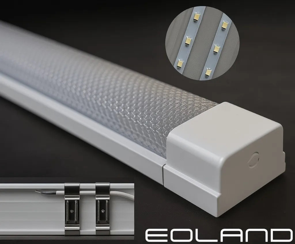 X3 Tubo Led 120cm Luces Canaleta Led Canoa Plana Tubos Led 48w