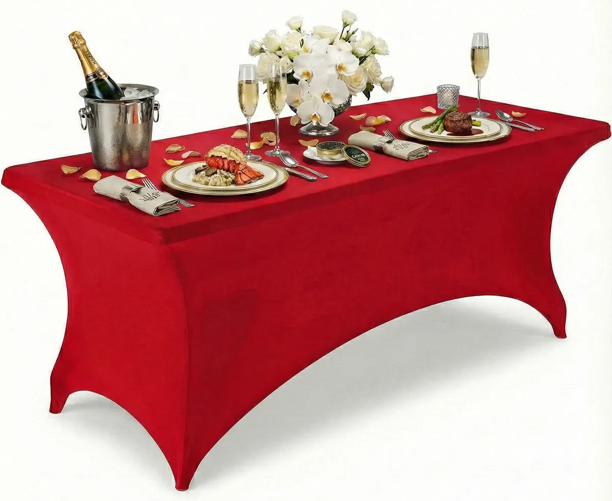 Mantel Funda Spandex Elastica Rectangular 183x75x75 Eventos