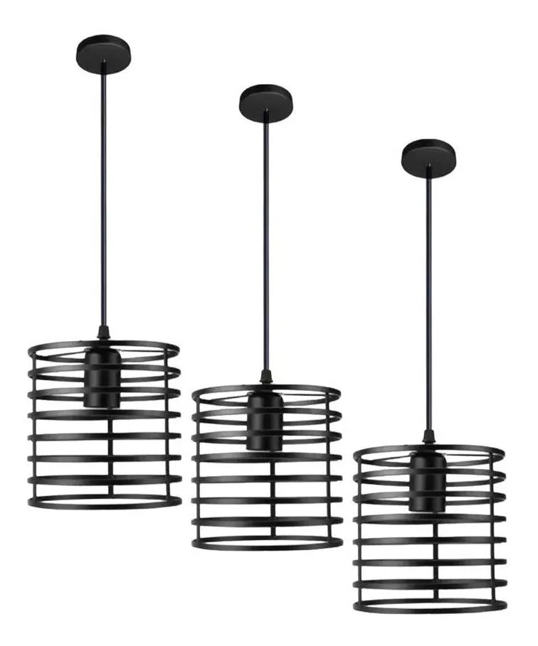 X3 Lampara Vintage Colgante Techo Lamparas Rusticas Colgantes