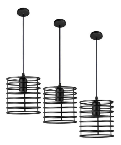 X3 Lampara Vintage Colgante Techo Lamparas Rusticas Colgantes
