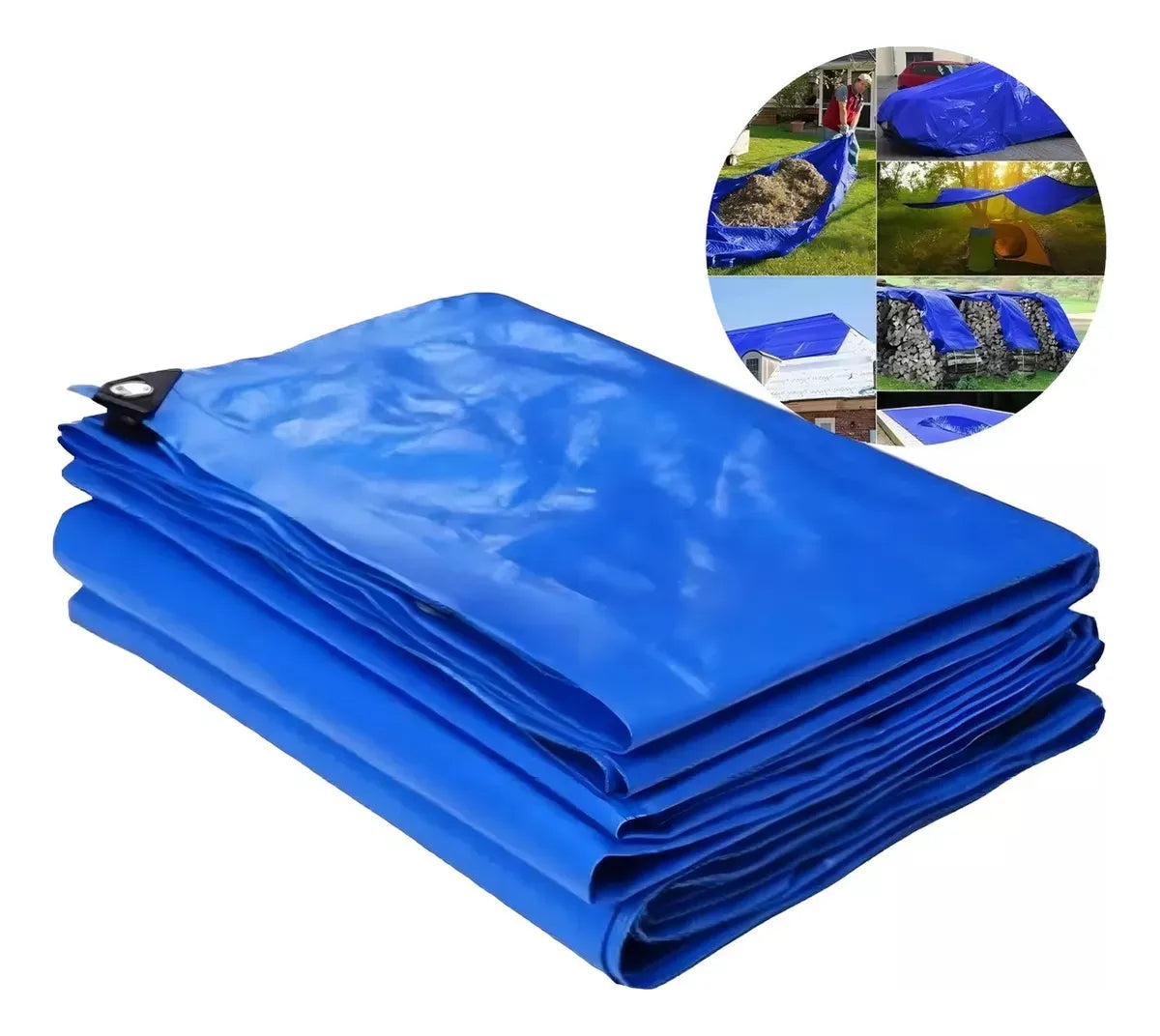 Lona Carpa Impermeable 3x4 Metros Lona Con Ojetillos Auto