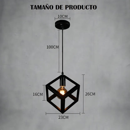 Lamparas Comedor Vintage Colgantes Modernas Lampara Cubo