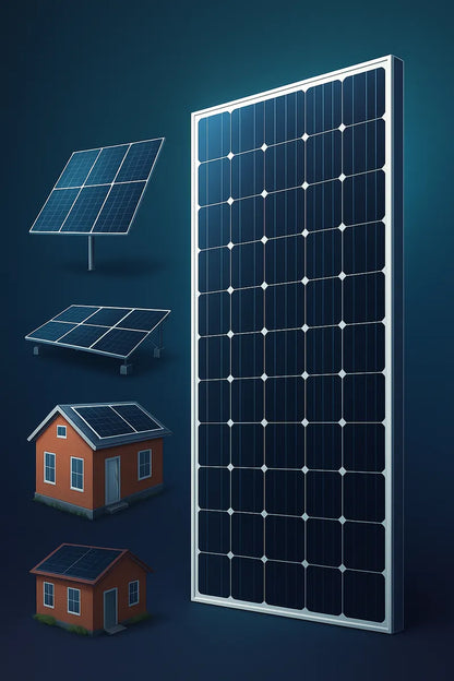 Panel Solar 200w 12v Celdas Monocristalino
