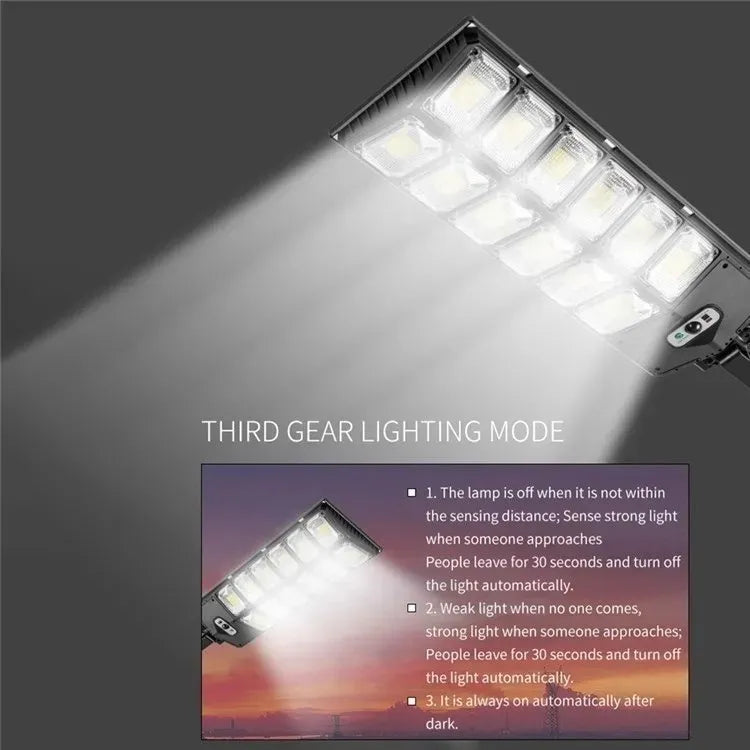 Pack X10 Foco Reflector Solares 300w Foco Led Poste Exterior