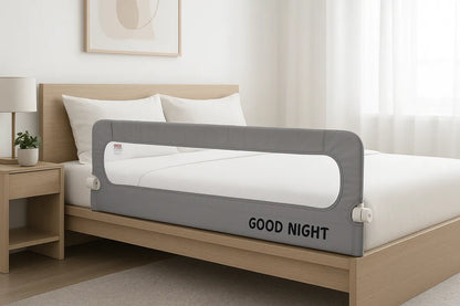 Baranda Cama Seguridad Bebe Reja Plegable Ajustable 1.8mt
