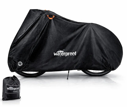 Lona Funda Moto Eoland Impermeable Bicicleta 110x200cm Exterior Proteccion Lluvia Sol Uv Ajuste Elastico Alta Resistencia Negro