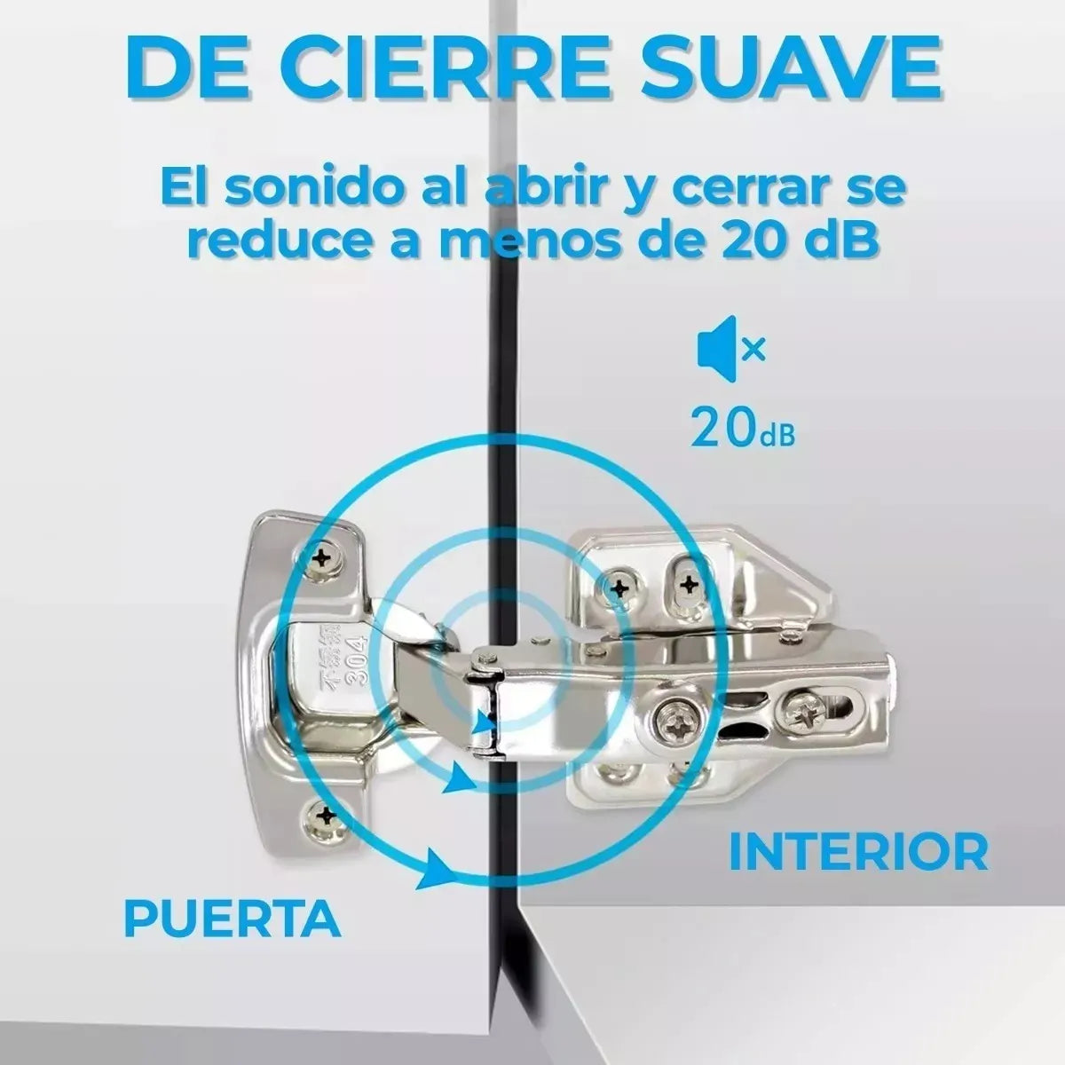 Bisagra Semicurva 35mm Con Tornillos + 2 Placa De Reparacion Bisagra Semicurva Qatarshop