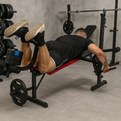 Maquina Banco Multifuncional Gimnasio Soporte Pesas 200kg