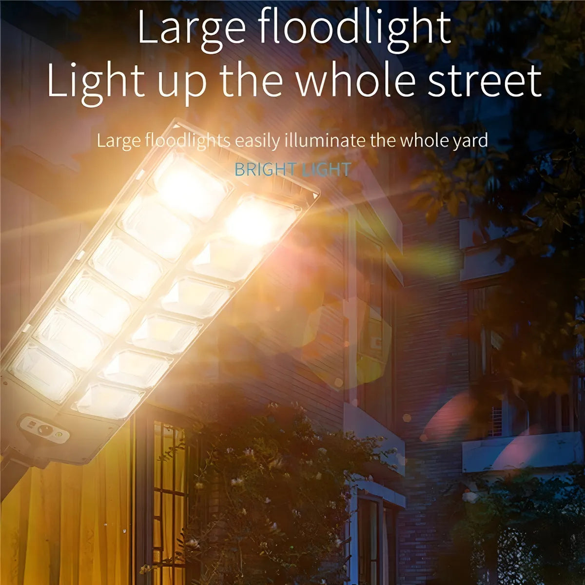 Foco Led Exterior Foco Sensor Movimiento Focos Solares 400w