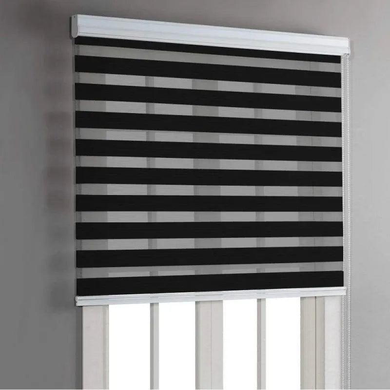 Cortina Roller Blackout Persianas Roller 180x200 Negro Liso