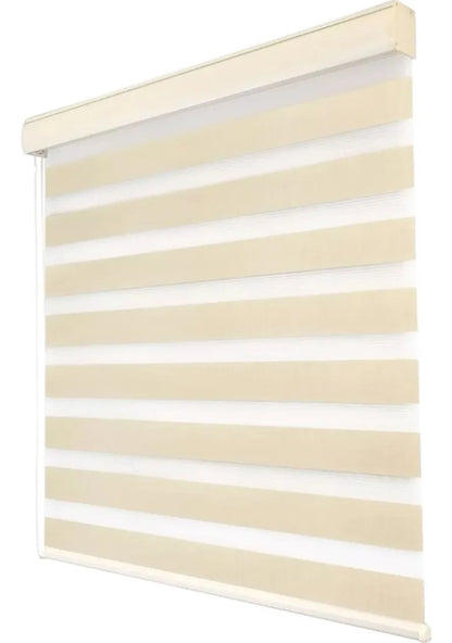 Cortina Roller Blackout Persianas Roller 150x200 Beige Liso