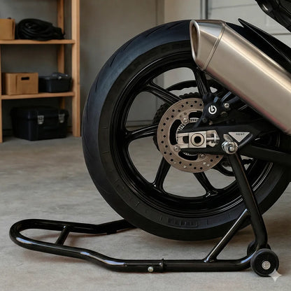 Caballete Elevador Trasero Universal Para Moto Con Ruedas