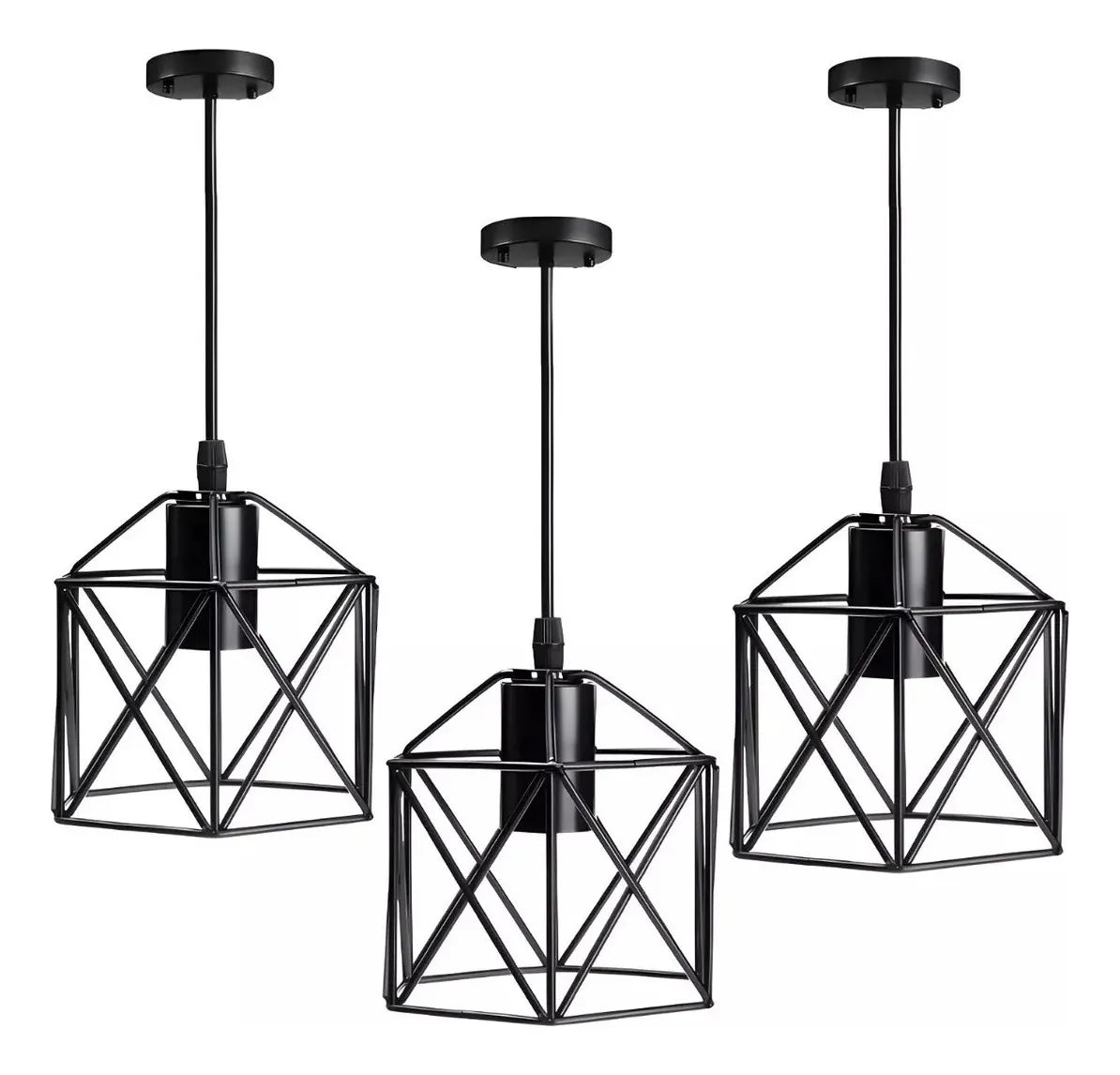 Pack X3 Lamparas Colgantes Moderna Lampara Colgante Comedor