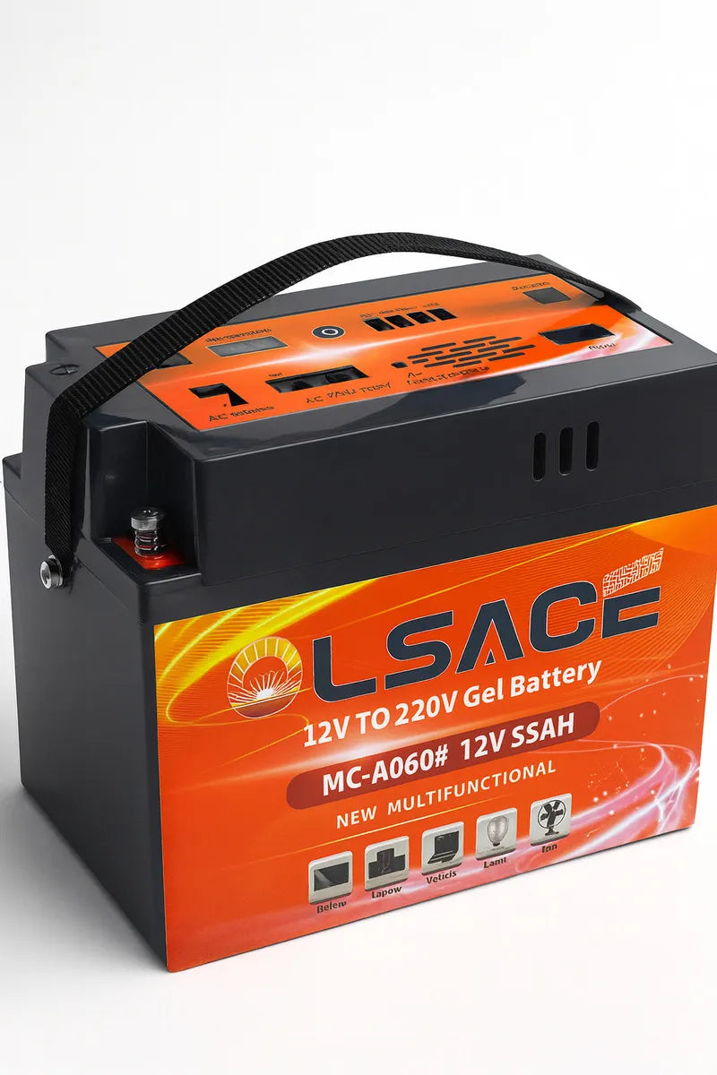 Bateria Gel 12v 55ah Estación Energía Portátil 220v 100w Usb