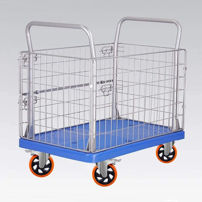 Pack X8 Ruedas Industriales Naranja Rueda Giratoria Multiuso