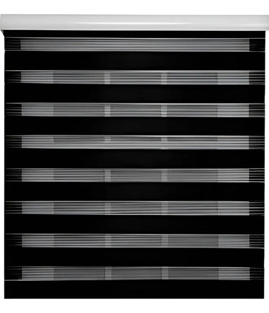 Cortina Roller Blackout Persianas Roller 150x200 Negro Liso
