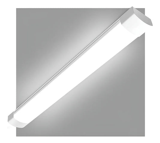 X2 Tubos Led 120cm Canaleta Led Luz Canoa Plana Tubo Led 36w