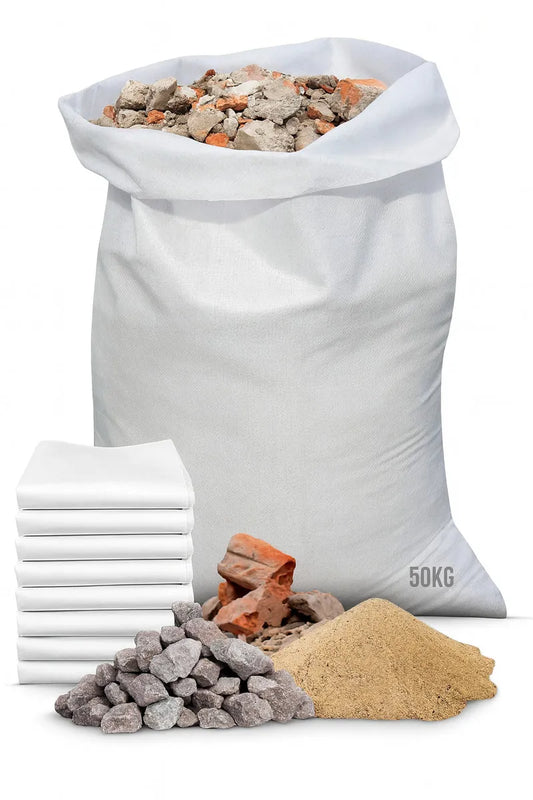 X50 Sacos Polipropileno Para Escombros Sacos Para 50 Kilos